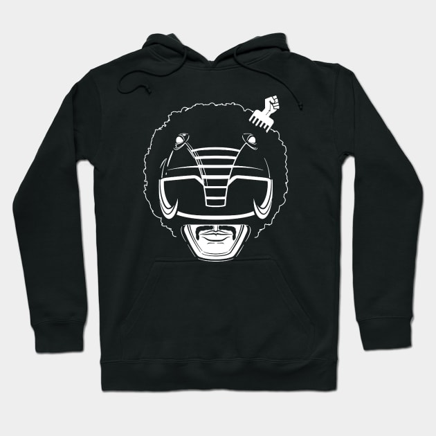 Black Power Ranger Hoodie by kamskir